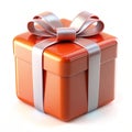 Gift boxes 3D icon isolated on white background Royalty Free Stock Photo