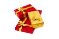 Gift boxes isolated Royalty Free Stock Photo