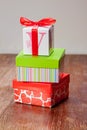 Gift boxes Royalty Free Stock Photo