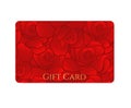 Gift card / Discount card / Business card. Flower Royalty Free Stock Photo