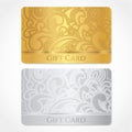 Gift card / Discount card / Business card. Pattern