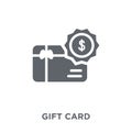 Gift card icon from Ecommerce collection.