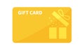 Gift card, voucher or coupon Royalty Free Stock Photo