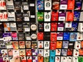 Gift cards for sale in Walmart supermarket in Canada. Royalty Free Stock Photo