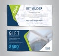 Gift certificates and vouchers template.