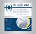 Gift certificates and vouchers template.