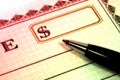Gift Cheque Royalty Free Stock Photo