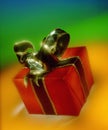 Gift - Giftwrapped - Present Royalty Free Stock Photo