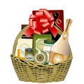 Gift hamper Royalty Free Stock Photo