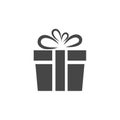 Gift icon, Gift box icon - Illustration Royalty Free Stock Photo