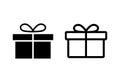Gift icon . gift vector icon. birthday gift Royalty Free Stock Photo