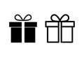 Gift icon . gift vector icon. birthday gift Royalty Free Stock Photo
