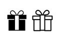 Gift icon . gift vector icon. birthday gift Royalty Free Stock Photo
