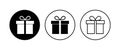 Gift icon . gift vector icon. birthday gift Royalty Free Stock Photo