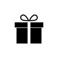 Gift icon . gift vector icon. birthday gift Royalty Free Stock Photo