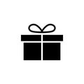 Gift icon . gift vector icon. birthday gift Royalty Free Stock Photo