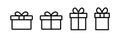 Gift icon . gift vector icon. birthday gift Royalty Free Stock Photo