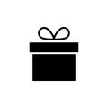 Gift icon . gift vector icon. birthday gift Royalty Free Stock Photo