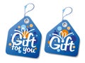 Gift labels. Royalty Free Stock Photo
