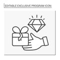 Gift line icon