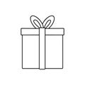 Gift line icon