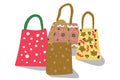 Gift paper bags Royalty Free Stock Photo