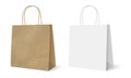 Gift Paper Bags Set Isolated White background Royalty Free Stock Photo