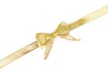 Gift ribbon with bow Royalty Free Stock Photo