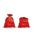 Gift sack, bag of Santa Claus Royalty Free Stock Photo