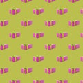 Gift seamless pattern background