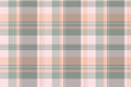 Gift seamless vector textile, copy space fabric plaid check. Pixel background pattern tartan texture in pastel and pastel grey Royalty Free Stock Photo