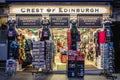 Gift shop in Edinburgh, Scotland Royalty Free Stock Photo