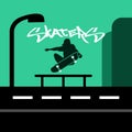 Gift for Skaters Illustration Vector Art Logo