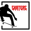 Gift for Skaters Illustration Vector Art Logo