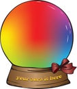 Souvenir ball with human aura