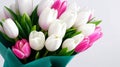 A Gift of Tulips for Mother\'s Day and Women\'s Day Celebrations.