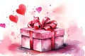 gift Valentine Day background