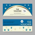 Gift Voucher Coupon Background for Template