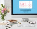 Gift Voucher Promo Code Concept