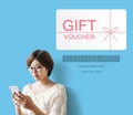 Gift Voucher Promo Code Concept