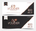 Gift Voucher Template Royalty Free Stock Photo