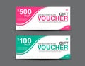 Gift Voucher template, coupon design,ticket,background design