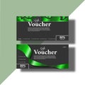 A gift voucher template for discount shopping on certain day celebrations