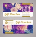 Gift voucher template Royalty Free Stock Photo