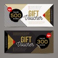 Gift voucher template Royalty Free Stock Photo