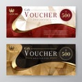 Gift voucher template. promotion card, Coupon design.