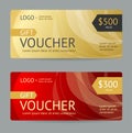 Gift Voucher. Vector Royalty Free Stock Photo