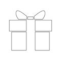 giftbox icon. Element of Love for mobile concept and web apps icon. Outline, thin line icon for website design and development,