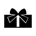 Giftbox present isolated icon