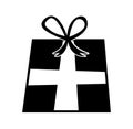 Giftbox present isolated icon Royalty Free Stock Photo